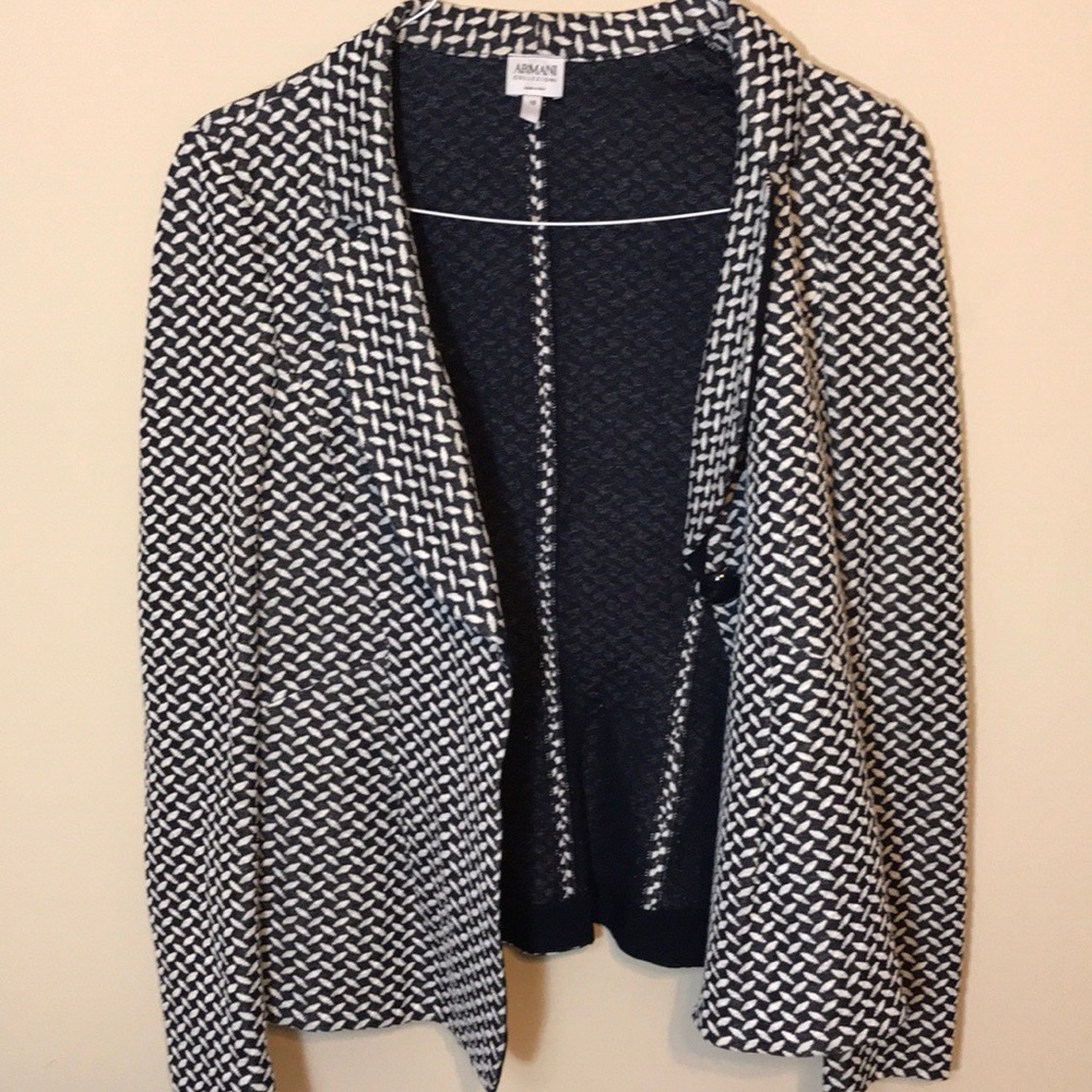 Armani | Patterned Italian Blazer - Picture 6 of 7